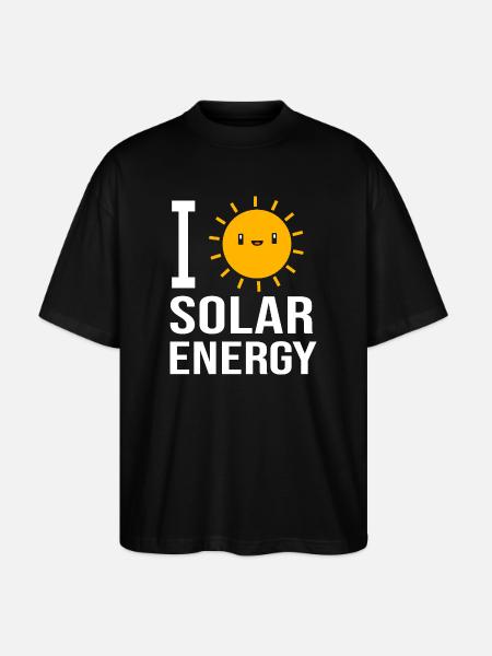 Solar Sustainability Renewable energies - Stanley/Stella Oversized Unisex Organic T-shirt Blaster 2.0 - black