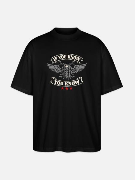 Why we ride motorcycles, - Stanley/Stella Oversized Unisex Organic T-shirt Blaster 2.0 - black