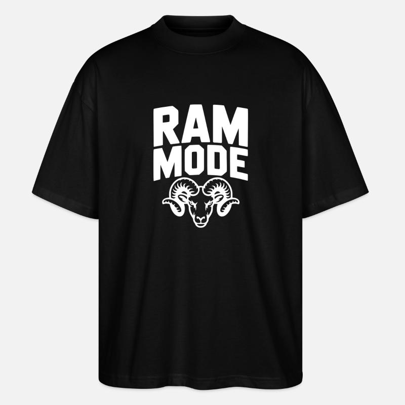 Ram Mode - T-shirt bio Blaster 2.0 coupe oversize Stanley/Stella Unisexe - noir