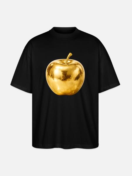 Golden Apple – Premium Shine - Stanley/Stella Oversized Unisex Organic T-shirt Blaster 2.0 - black