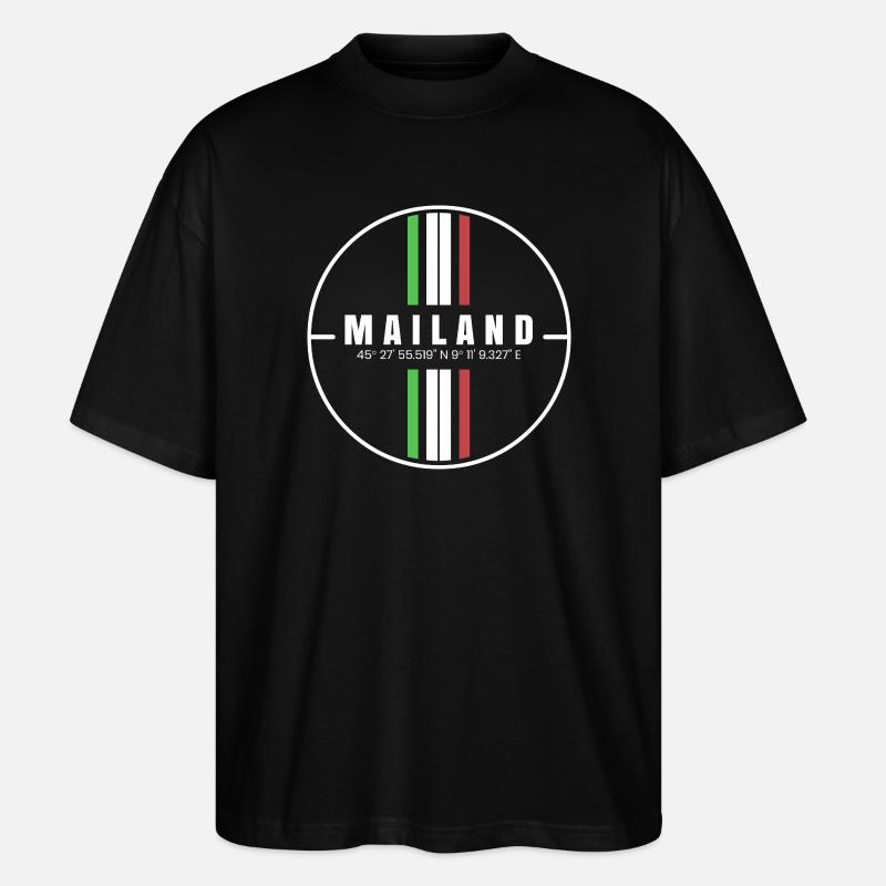 Milan Coordinates - Stanley/Stella Oversized Unisex Organic T-shirt Blaster 2.0 - black