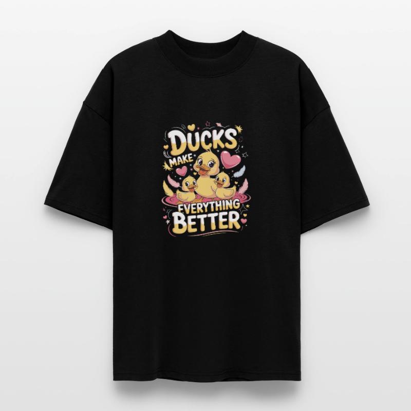 Ducks Make Everything Better Ducks Make Everything Stanley/Stella Oversized Unisex Organic T-shirt Blaster 2.0