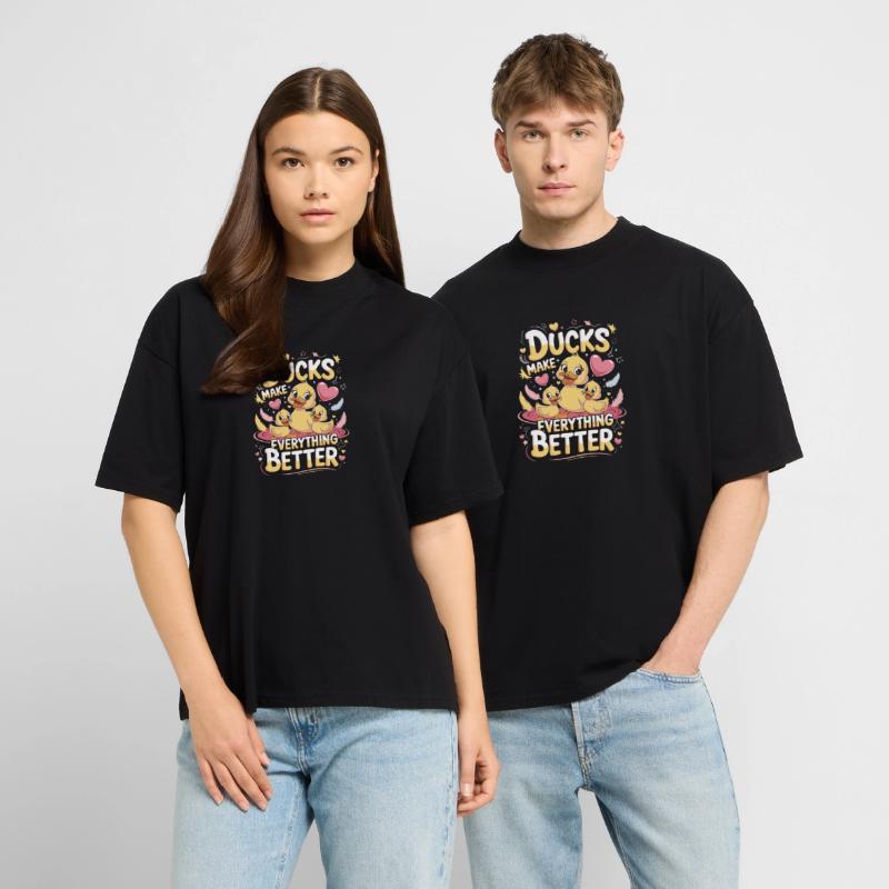 Ducks Make Everything Better Ducks Make Everything Stanley/Stella Oversized Unisex Organic T-shirt Blaster 2.0