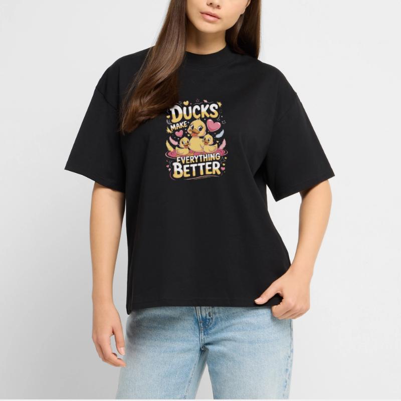 Ducks Make Everything Better Ducks Make Everything Stanley/Stella Oversized Unisex Organic T-shirt Blaster 2.0
