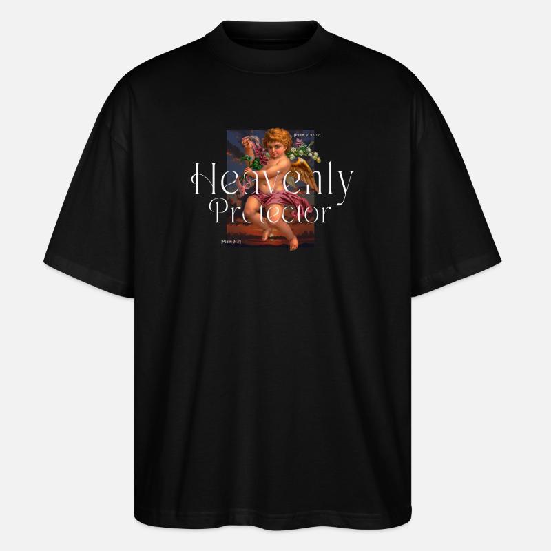Heavenly Protector - Stanley/Stella Oversized Unisex Organic T-shirt Blaster 2.0 - black