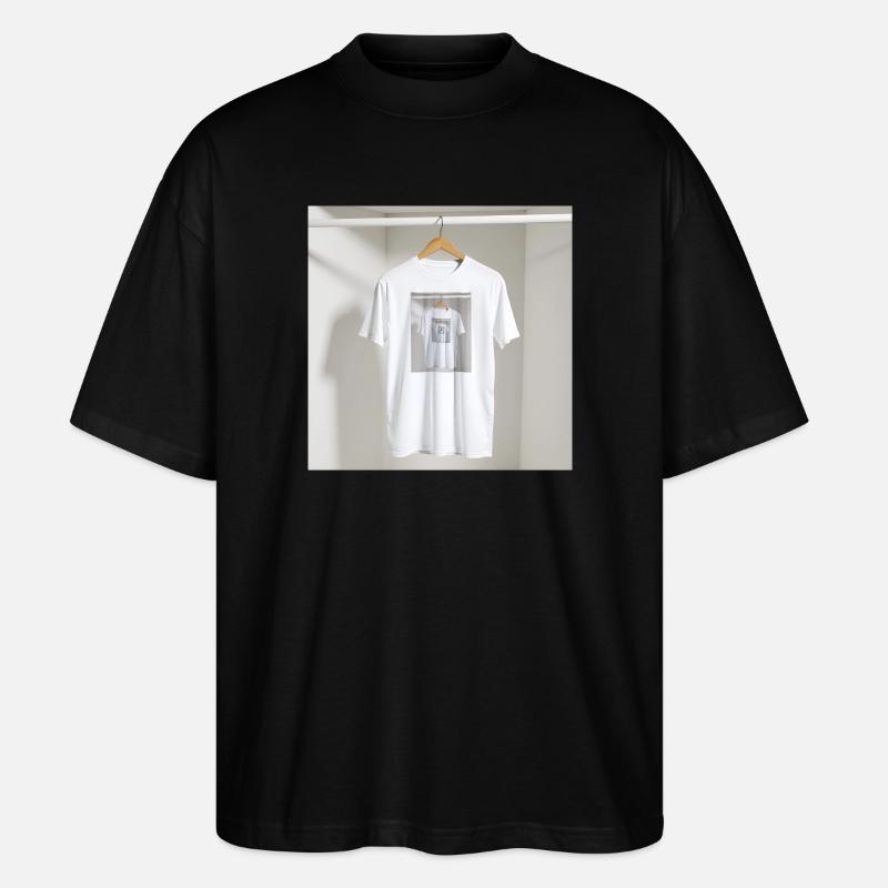 Framed Reflection Tee - Stanley/Stella Oversized Unisex Organic T-shirt Blaster 2.0 - black