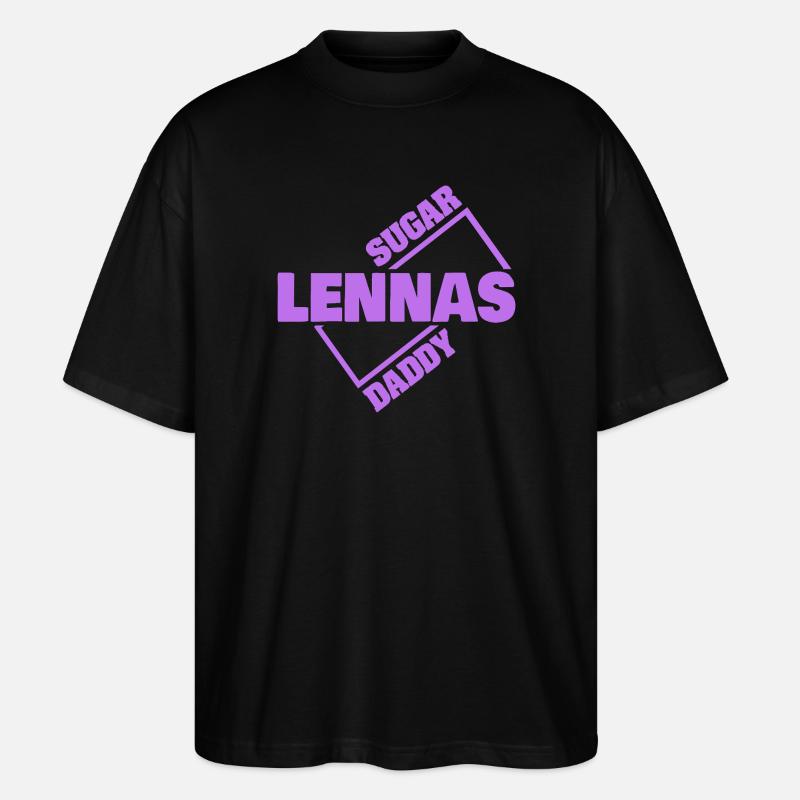 Lennas - Stanley/Stella Oversized Unisex Bio T-Shirt Blaster 2.0 - Schwarz