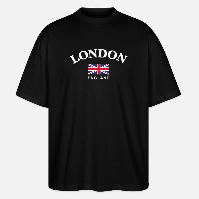 London, England - Stanley/Stella Oversized Unisex Bio T-Shirt Blaster 2.0 - Schwarz