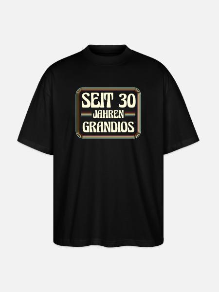 30 ans Anniversaire 30 - T-shirt bio Blaster 2.0 coupe oversize Stanley/Stella Unisexe - noir