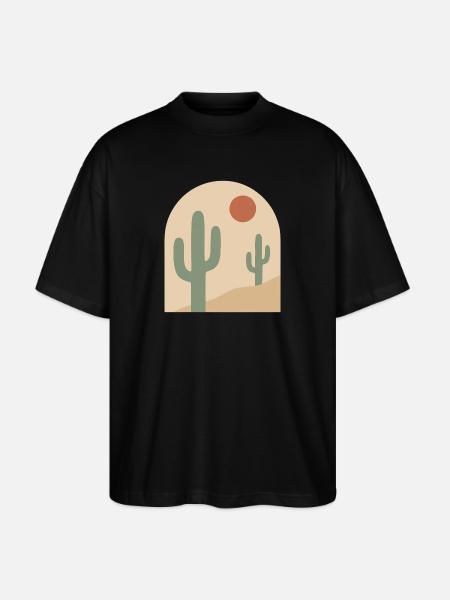 Desert Arch Serenity - Stanley/Stella Oversized Unisex Organic T-shirt Blaster 2.0 - black