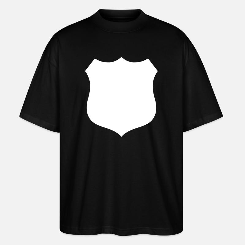 Bouclier - T-shirt bio Blaster 2.0 coupe oversize Stanley/Stella Unisexe - noir
