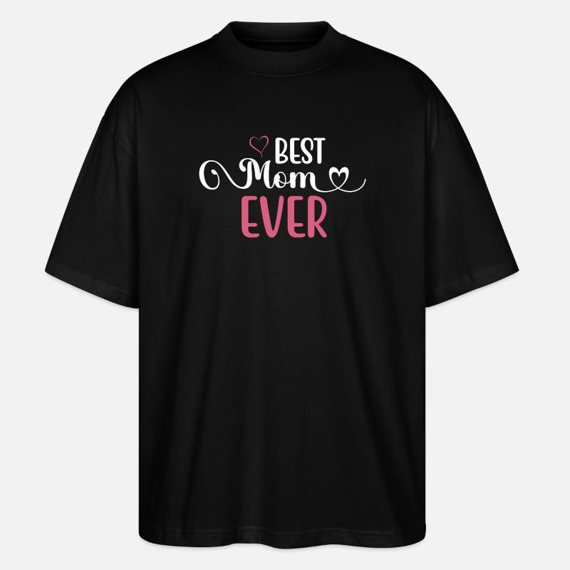 Die beste Mutter aller Zeiten - Stanley/Stella Oversized Unisex Bio T-Shirt Blaster 2.0 - Schwarz
