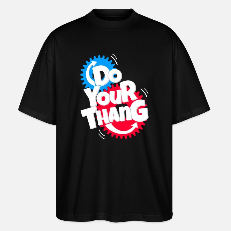 Faites votre thang - T-shirt bio Blaster 2.0 coupe oversize Stanley/Stella Unisexe - noir