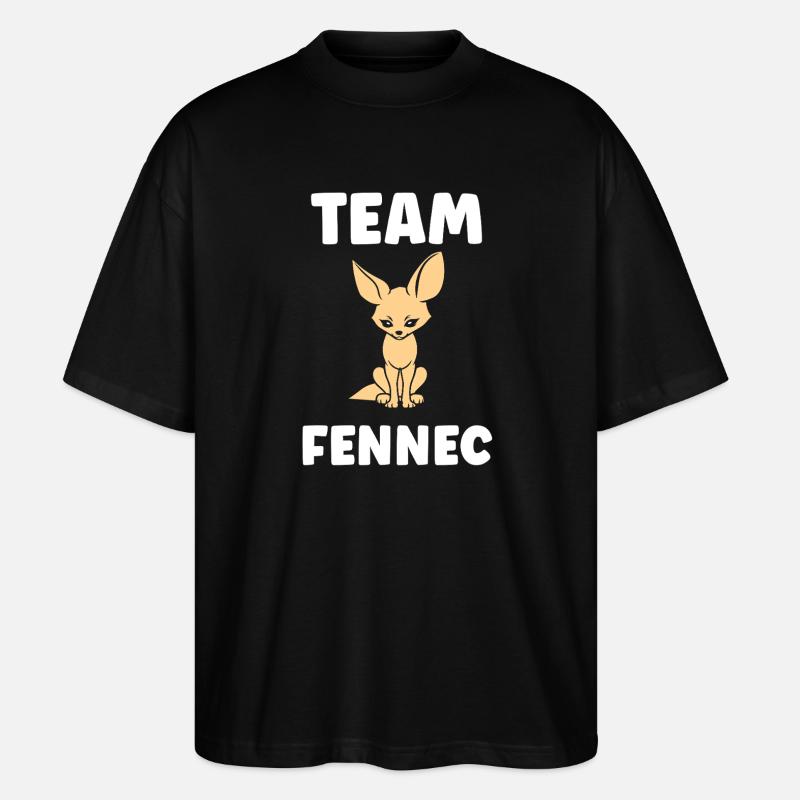 Fennec - Stanley/Stella Oversized Unisex Organic T-shirt Blaster 2.0 - black