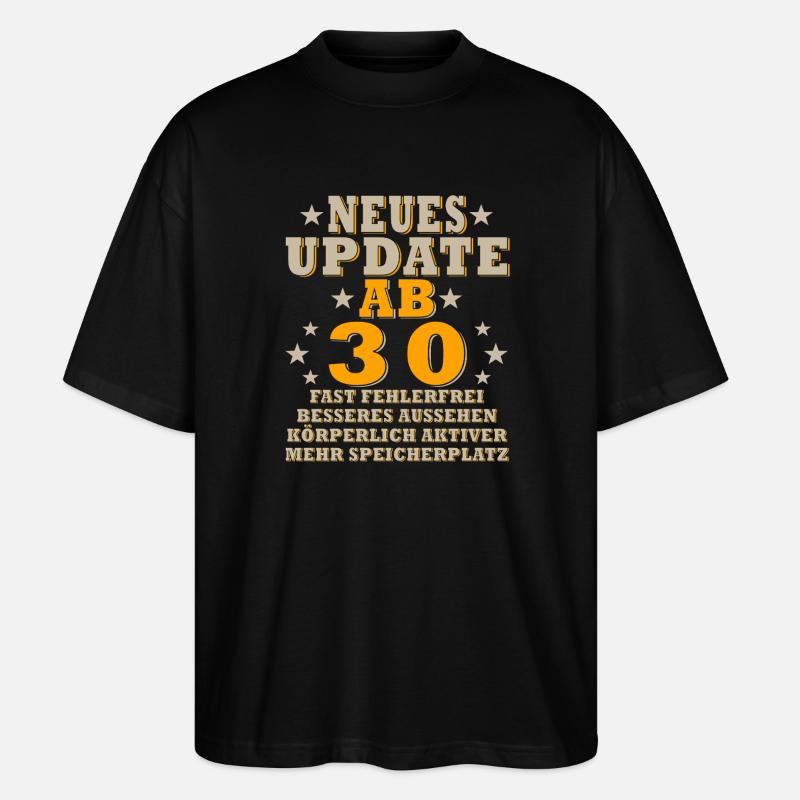 Neues Update Ab 30 - Stanley/Stella Oversized Unisex Bio T-Shirt Blaster 2.0 - Schwarz