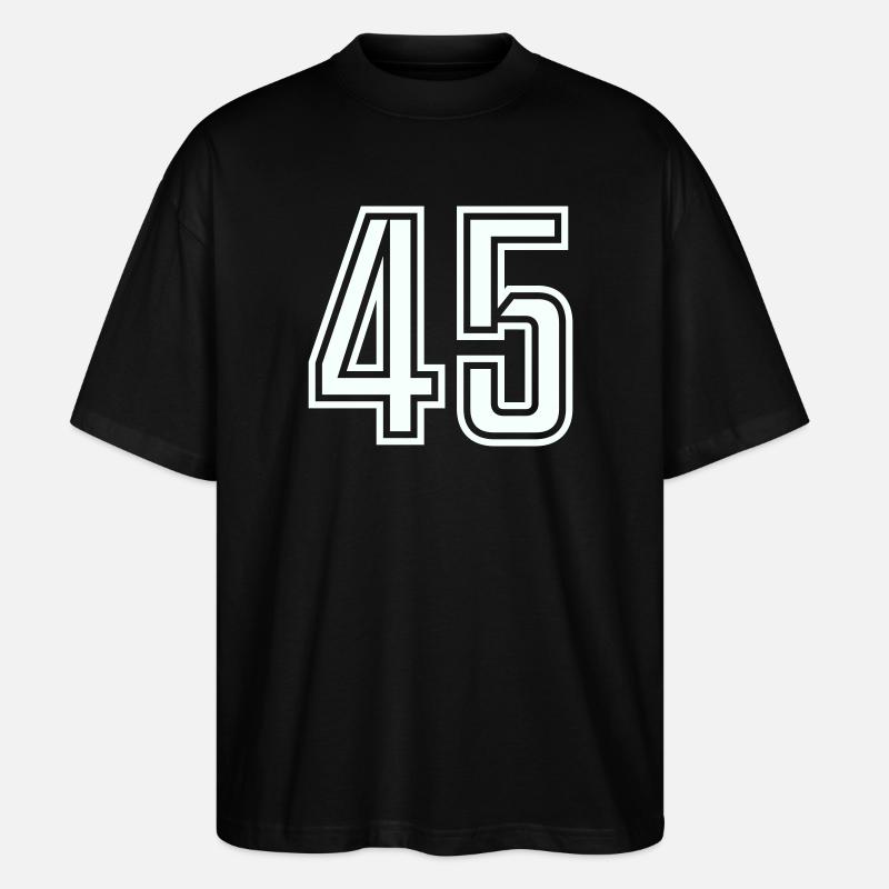 45 - Stanley/Stella Oversized Unisex Bio T-Shirt Blaster 2.0 - Schwarz