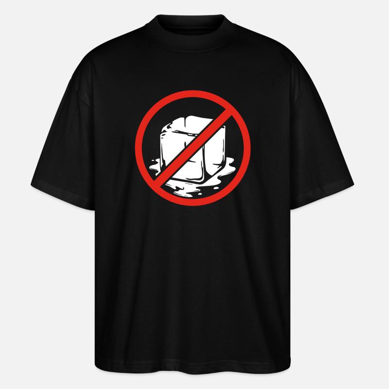Kein Symbol Anti-Abschiebungs-Pro-Einwanderer-Marsch - Stanley/Stella Oversized Unisex Bio T-Shirt Blaster 2.0 - Schwarz