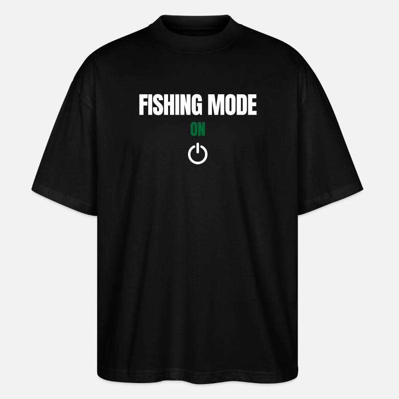 Mode pêche activé – Angeln Design - T-shirt bio Blaster 2.0 coupe oversize Stanley/Stella Unisexe - noir