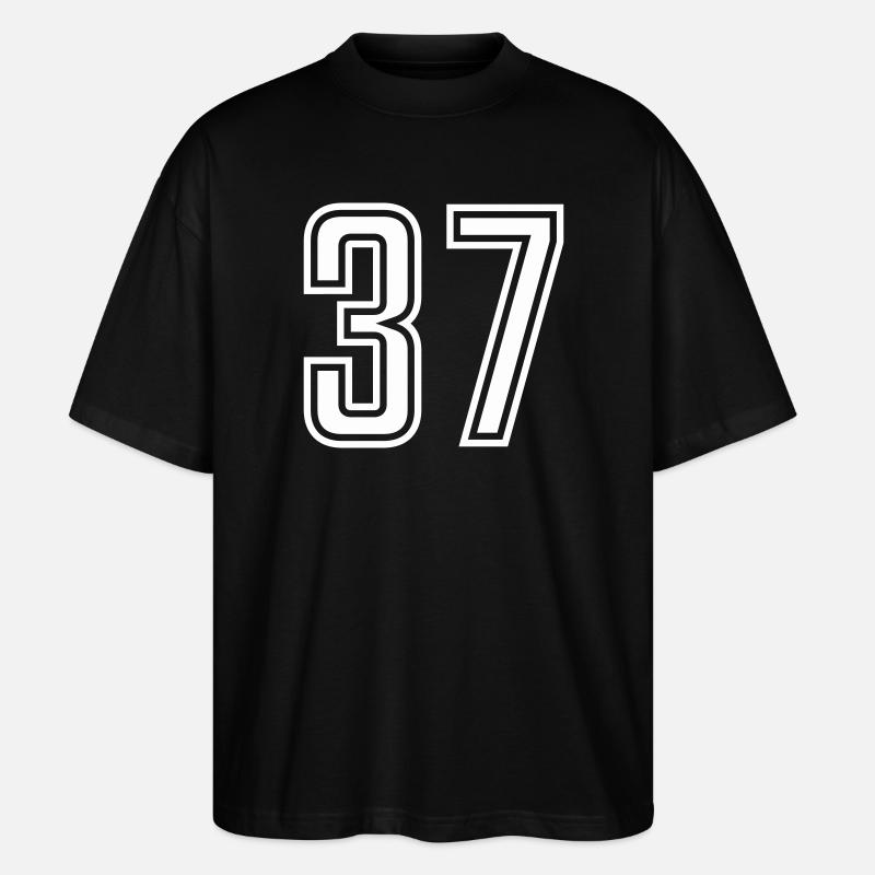 37 - Stanley/Stella Oversized Unisex Bio T-Shirt Blaster 2.0 - Schwarz