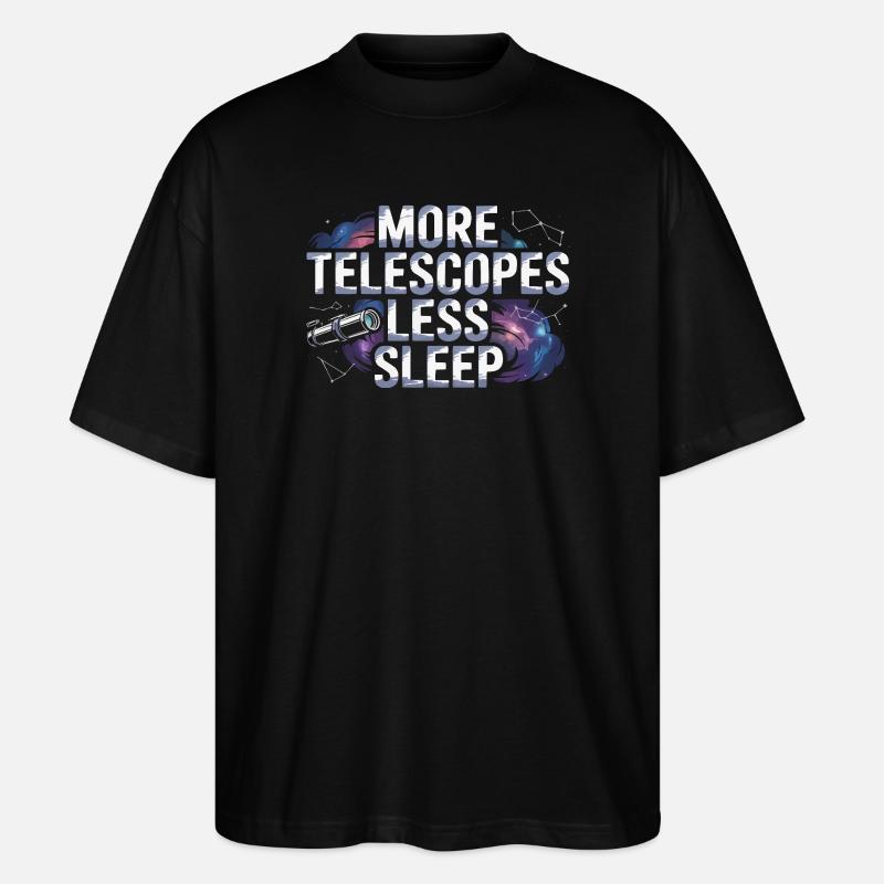 Astronom Galaxy Outerspace Universe Astronomie - Stanley/Stella Oversized Unisex Bio T-Shirt Blaster 2.0 - Schwarz