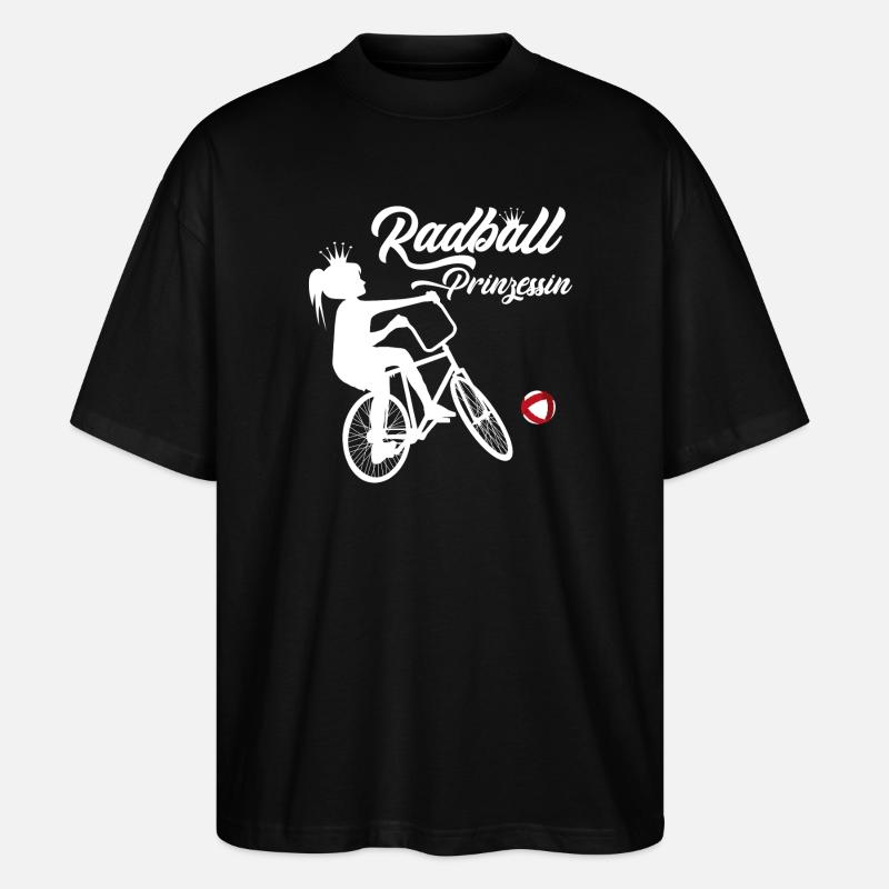 RadballPrinzessin - Stanley/Stella Oversized Unisex Bio T-Shirt Blaster 2.0 - Schwarz