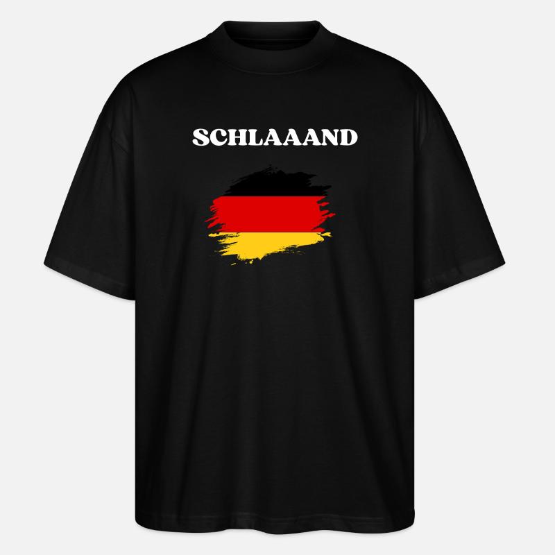 SCHLAAAND - Stanley/Stella Oversized Unisex Bio T-Shirt Blaster 2.0 - Schwarz