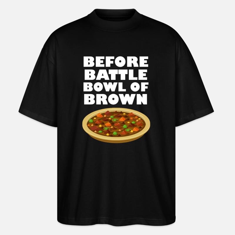 Avant le Battle Bowl de Brown - T-shirt bio Blaster 2.0 coupe oversize Stanley/Stella Unisexe - noir