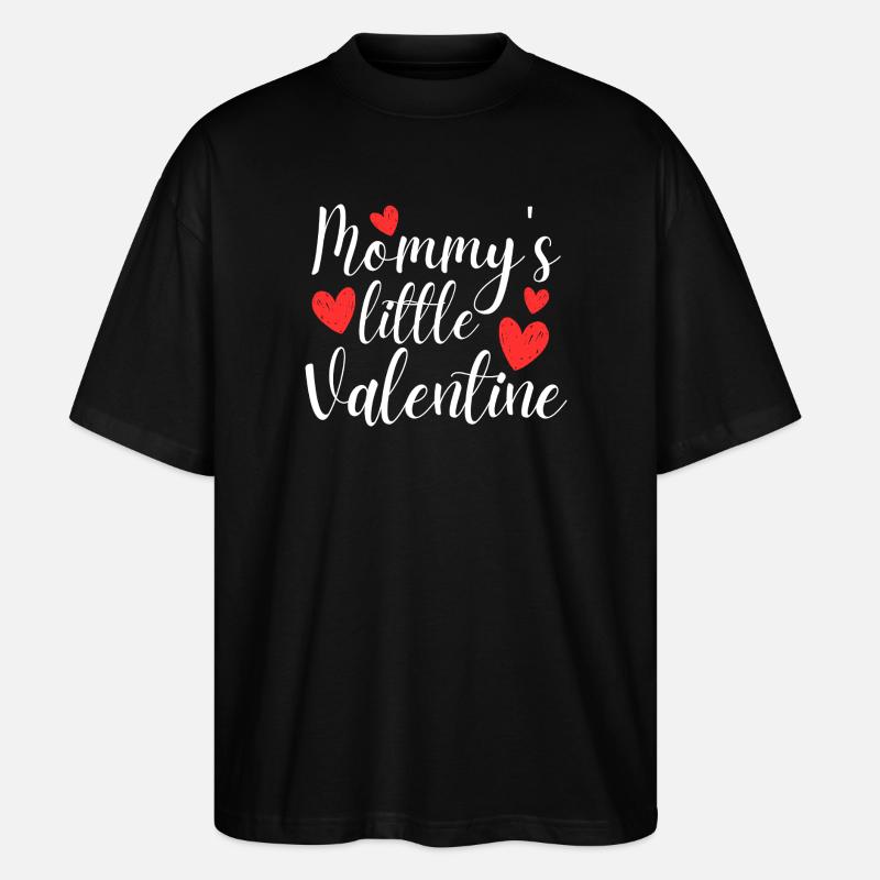 Mommy's Little Valentine - T-shirt bio Blaster 2.0 coupe oversize Stanley/Stella Unisexe - noir