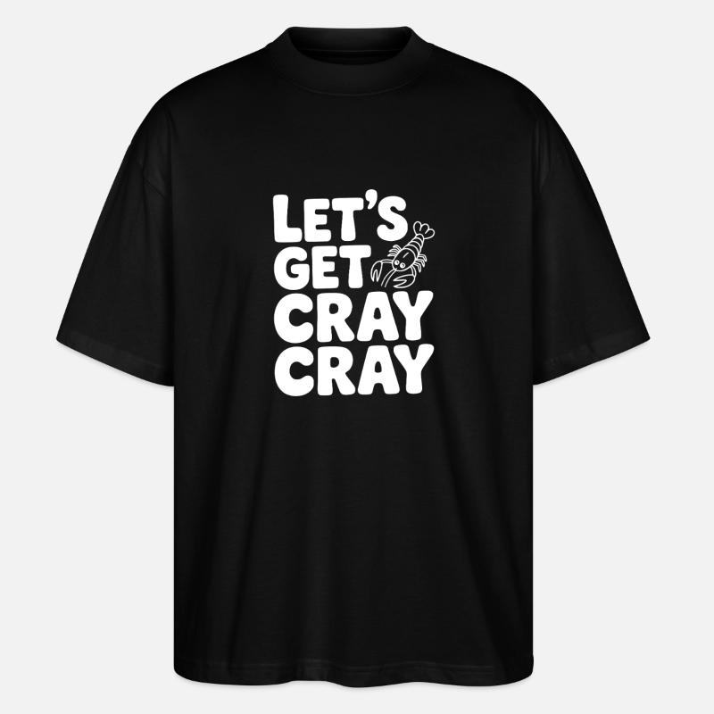 Allons chercher Cray Crayte - T-shirt bio Blaster 2.0 coupe oversize Stanley/Stella Unisexe - noir