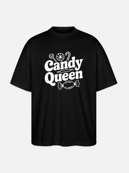 Candy Queen - Stanley/Stella Oversized Unisex Bio T-Shirt Blaster 2.0 - Schwarz