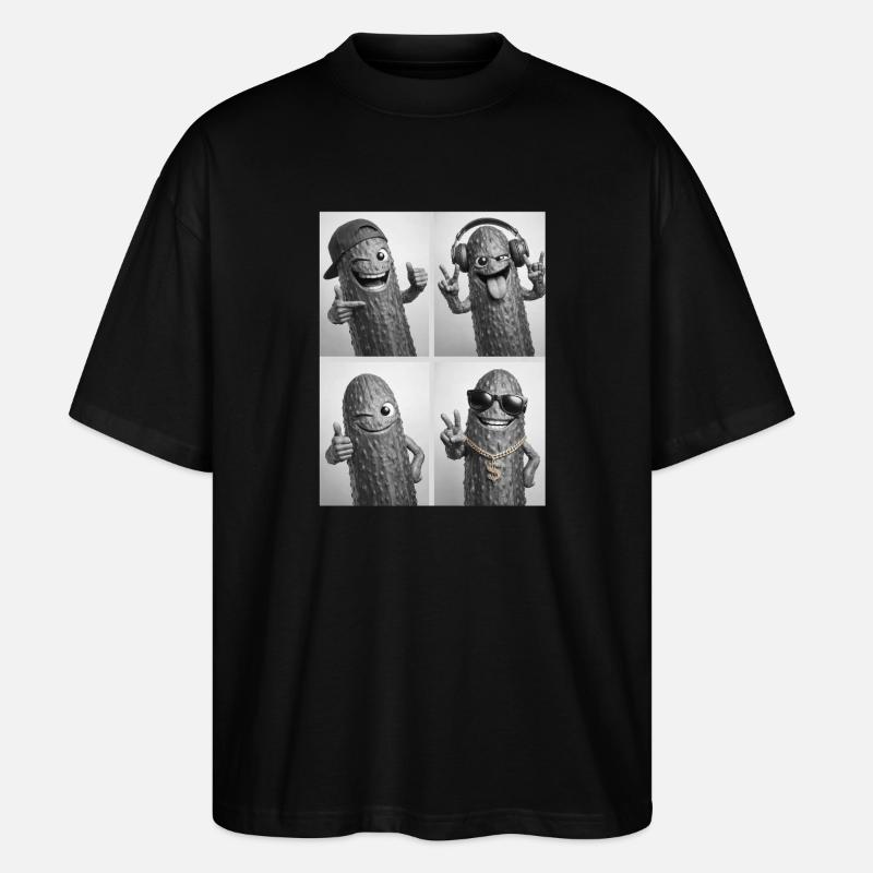 Pickle - Stanley/Stella Oversized Unisex Bio T-Shirt Blaster 2.0 - Schwarz
