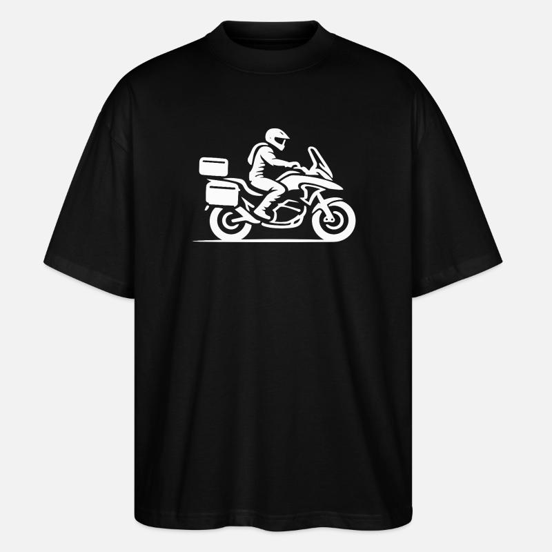 Pure Ride Adventure - Stanley/Stella Oversized Unisex Bio T-Shirt Blaster 2.0 - Schwarz