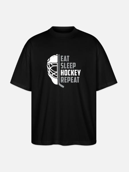 Hockey - T-shirt bio Blaster 2.0 coupe oversize Stanley/Stella Unisexe - noir