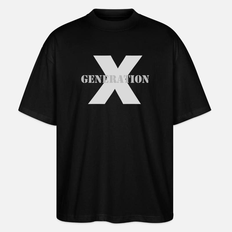 Generation X - Stanley/Stella Oversized Unisex Bio T-Shirt Blaster 2.0 - Schwarz