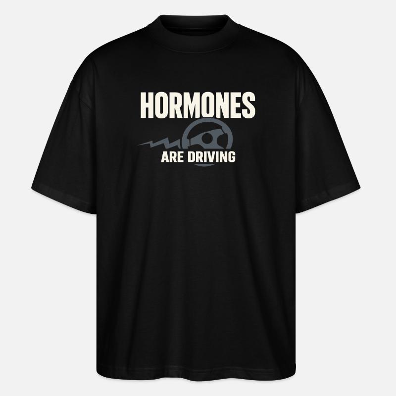Perimenopause Humor Perimenopause - Stanley/Stella Oversized Unisex Bio T-Shirt Blaster 2.0 - Schwarz