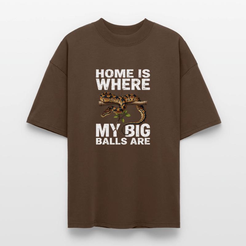 Python roi Serpents Amateurs de terrarium Python T-shirt bio Blaster 2.0 coupe oversize Stanley/Stella Unisexe