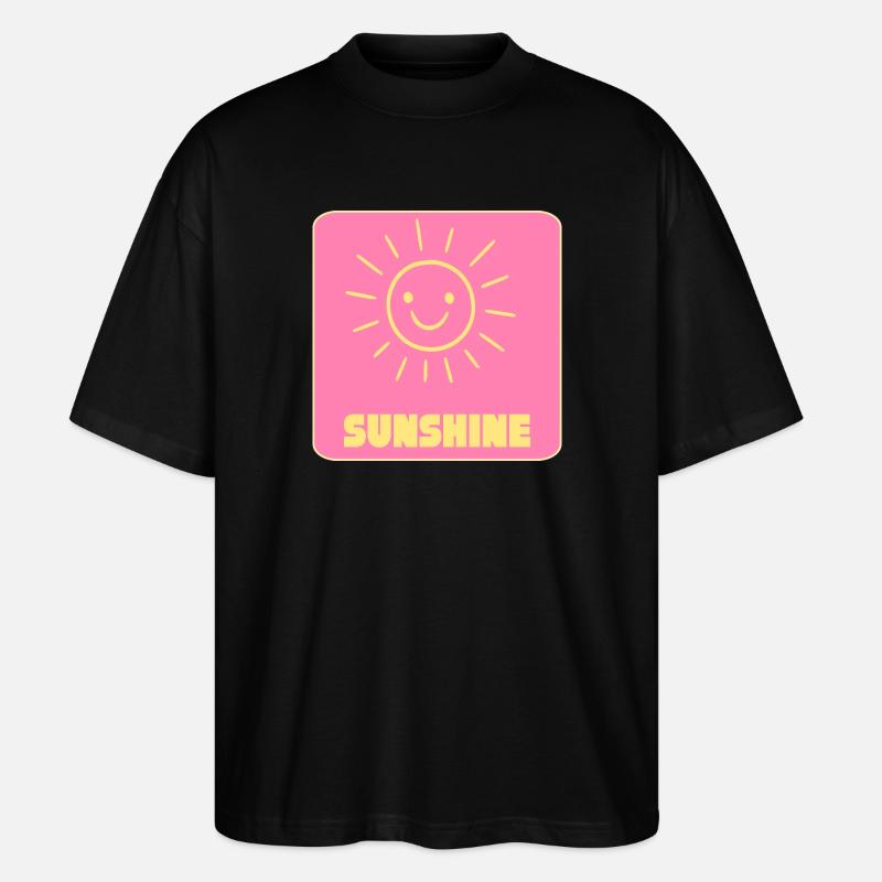 Sonnenschein - Stanley/Stella Oversized Unisex Bio T-Shirt Blaster 2.0 - Schwarz