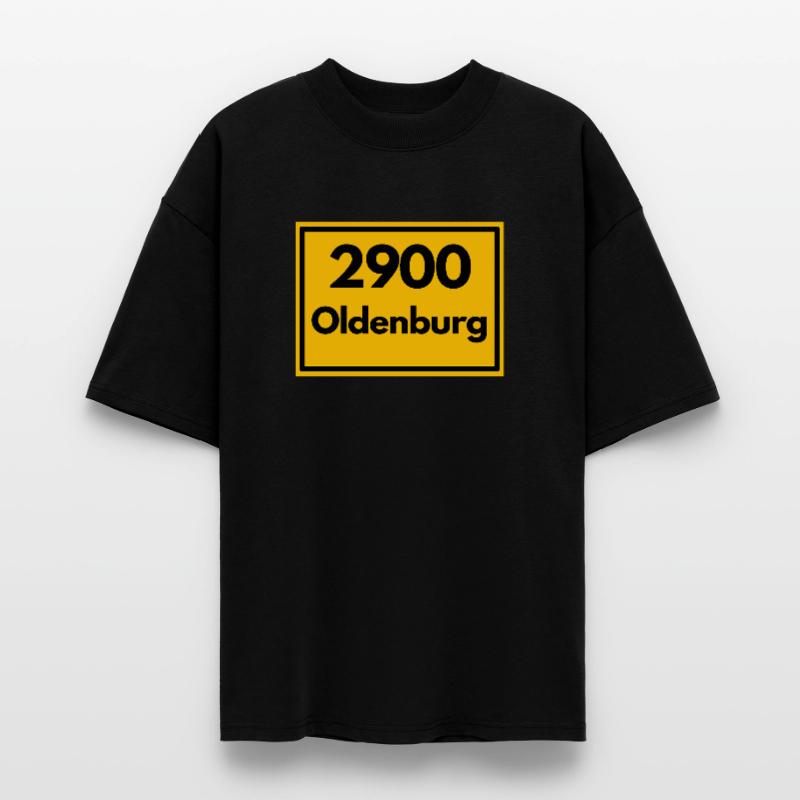 OLD POSTCODE POSTCODE RETRO 2900 OLDENBURG - HANSE Stanley/Stella Oversized Unisex Organic T-shirt Blaster 2.0