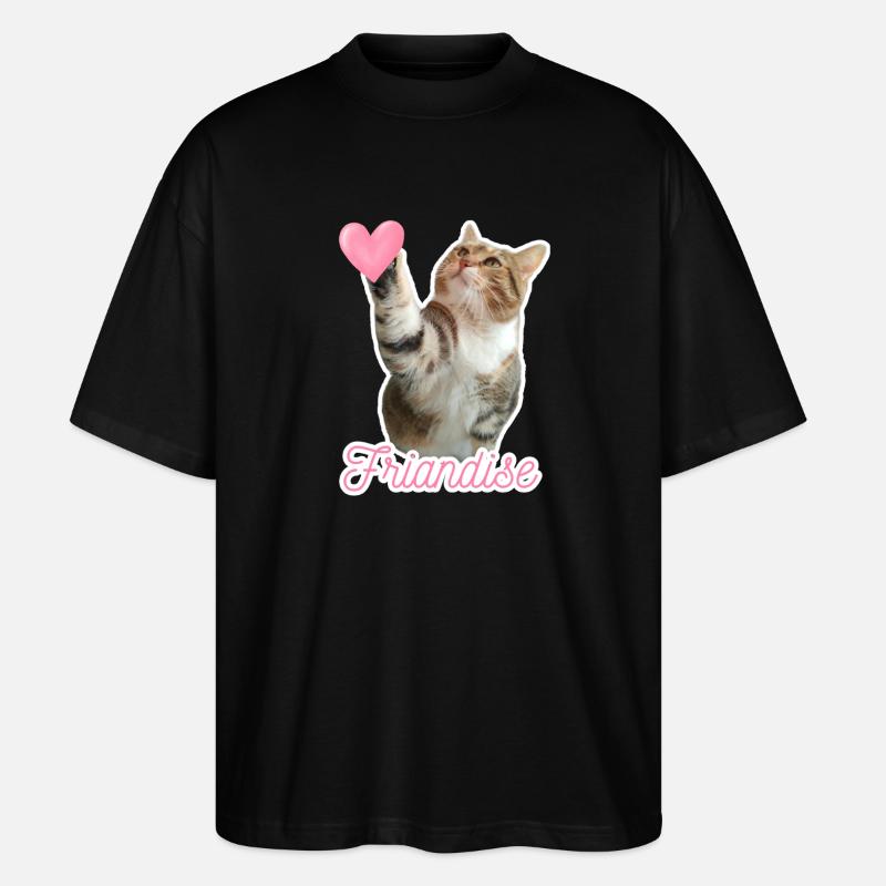 Missty Check Treat - Stanley/Stella Oversized Unisex Bio T-Shirt Blaster 2.0 - Schwarz