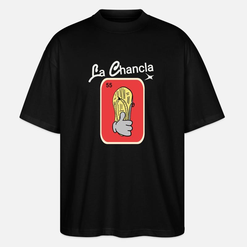 La Chancla  - Stanley/Stella Oversized Unisex Bio T-Shirt Blaster 2.0 - Schwarz