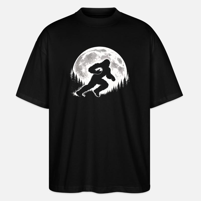 Bigfoot Rugby - Stanley/Stella Oversized Unisex Bio T-Shirt Blaster 2.0 - Schwarz