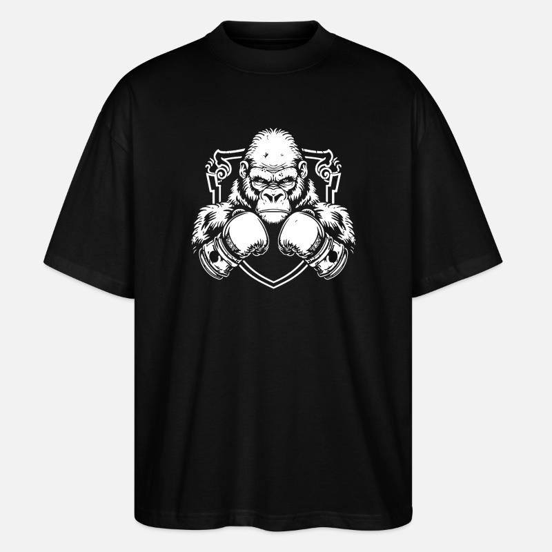 Gorilla Boxing MMA - T-shirt bio Blaster 2.0 coupe oversize Stanley/Stella Unisexe - noir