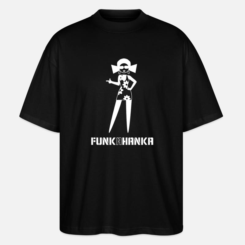 FUNK A HANKA - T-shirt bio Blaster 2.0 coupe oversize Stanley/Stella Unisexe - noir
