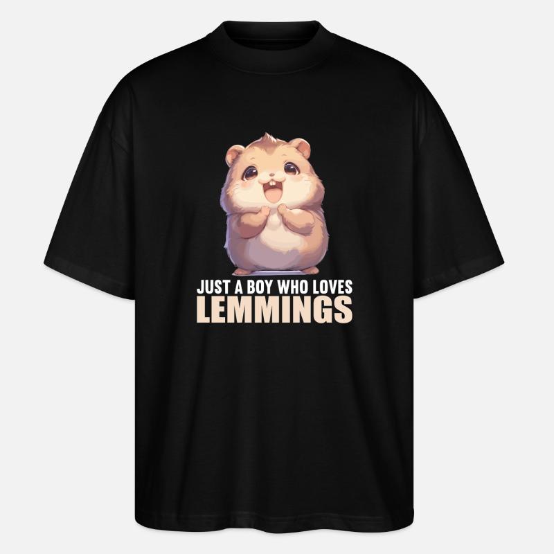 Lemmings Lemming - T-shirt bio Blaster 2.0 coupe oversize Stanley/Stella Unisexe - noir
