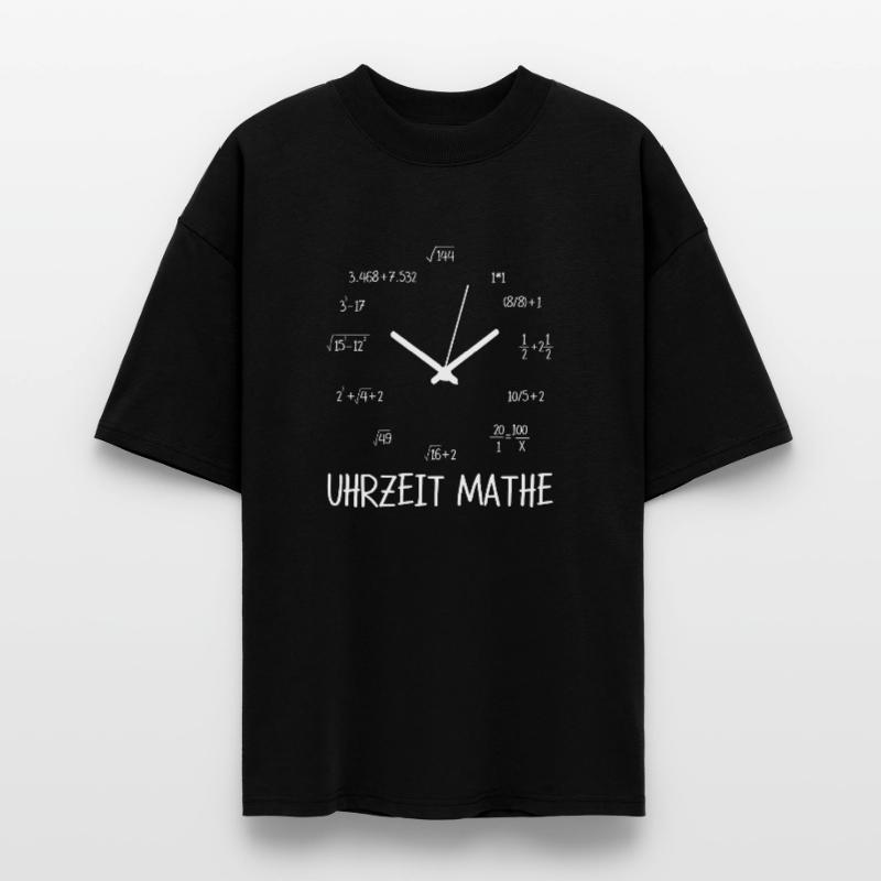 Temps maths math élève enseignant de maths T-shirt bio Blaster 2.0 coupe oversize Stanley/Stella Unisexe