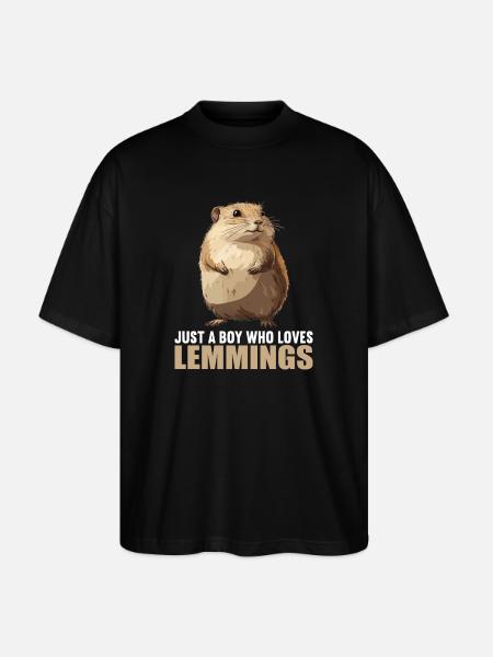 Lemmings Lemming - T-shirt bio Blaster 2.0 coupe oversize Stanley/Stella Unisexe - noir