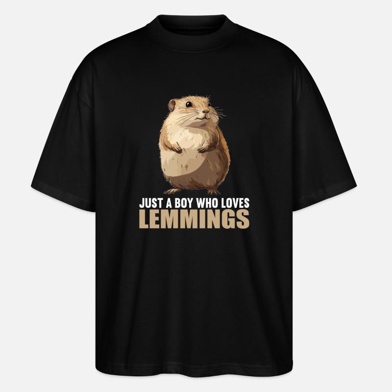 Lemmings Lemming - T-shirt bio Blaster 2.0 coupe oversize Stanley/Stella Unisexe - noir