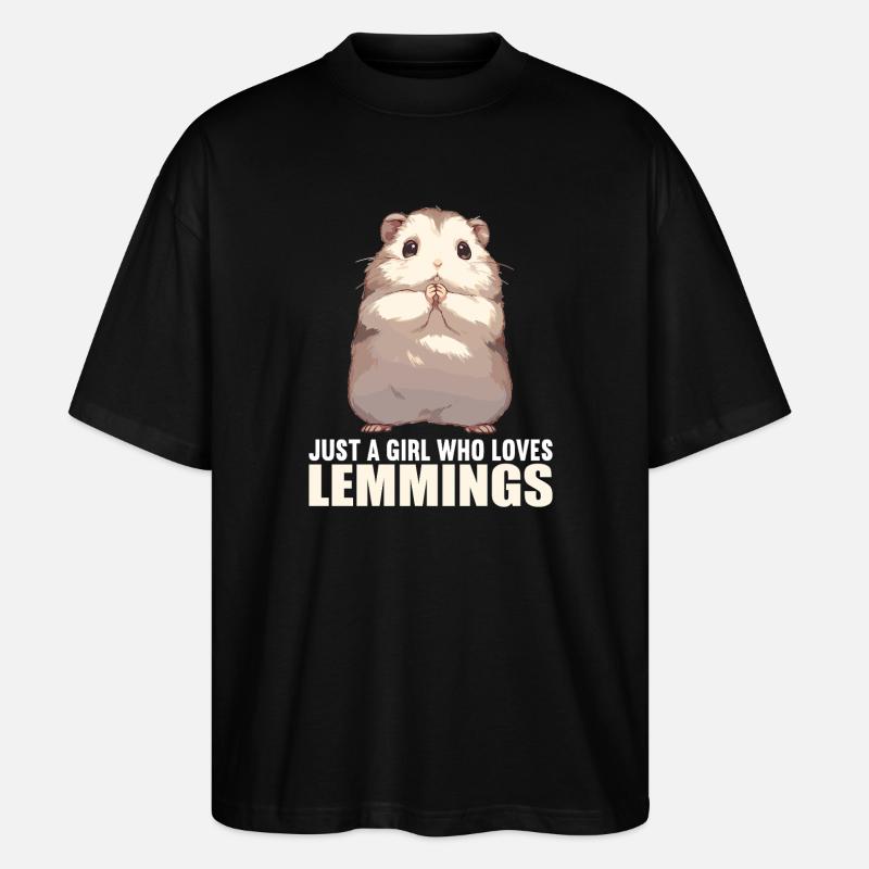 Lemmings Lemming - T-shirt bio Blaster 2.0 coupe oversize Stanley/Stella Unisexe - noir