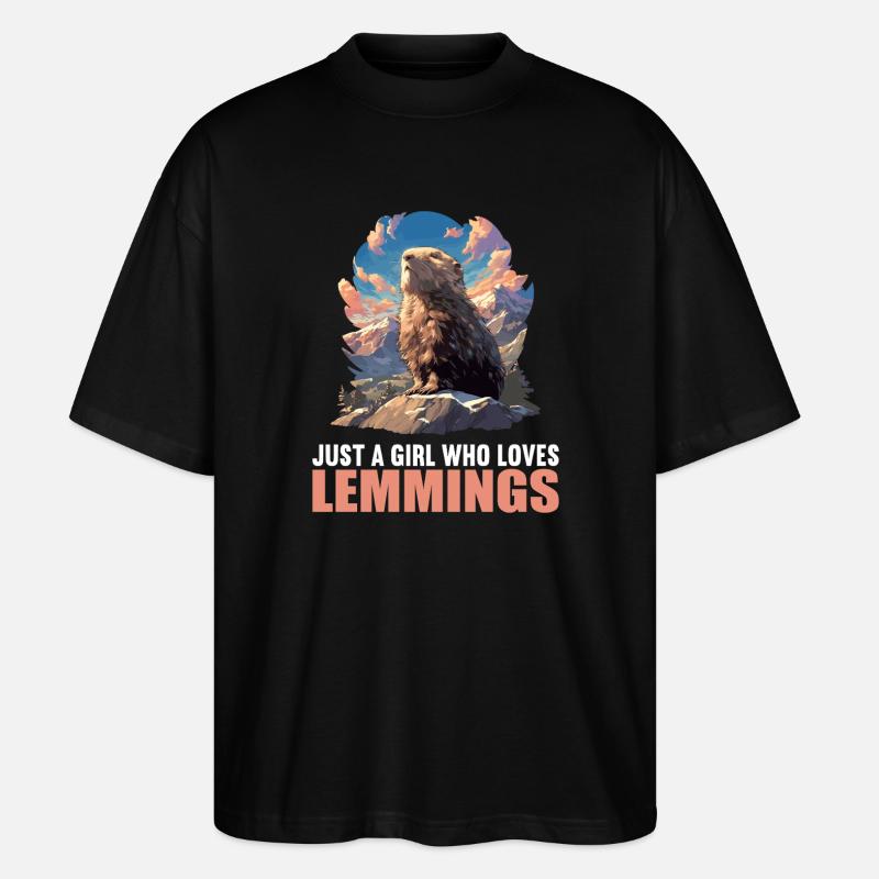 Lemmings Lemming - T-shirt bio Blaster 2.0 coupe oversize Stanley/Stella Unisexe - noir