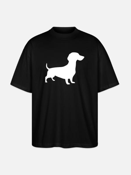 Dachshund Dog Design Gift Dachshund Owner - Stanley/Stella Oversized Unisex Organic T-shirt Blaster 2.0 - black